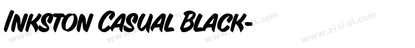 Inkston Casual Black字体转换